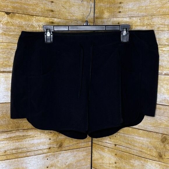 MAGELLAN OUTDOORS FISH GEAR BLACK PULL ON CASUAL EVERYDAY OUTDOOR SHORTS - Picture 1 of 4